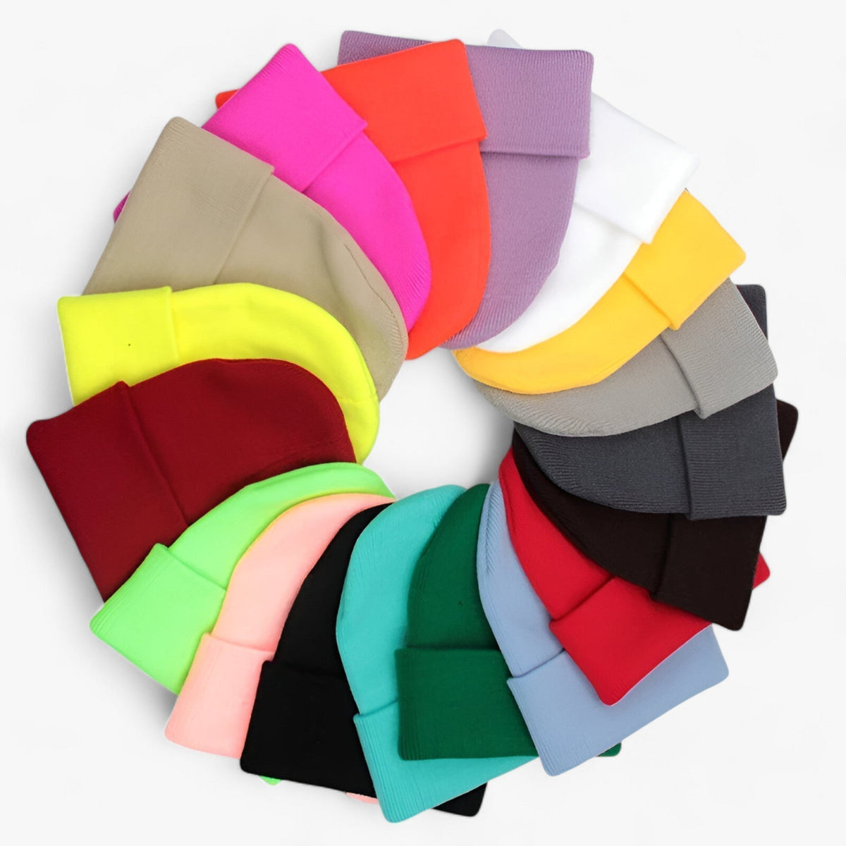 Soft Knitted Wool Blend Beanie for Men and Women