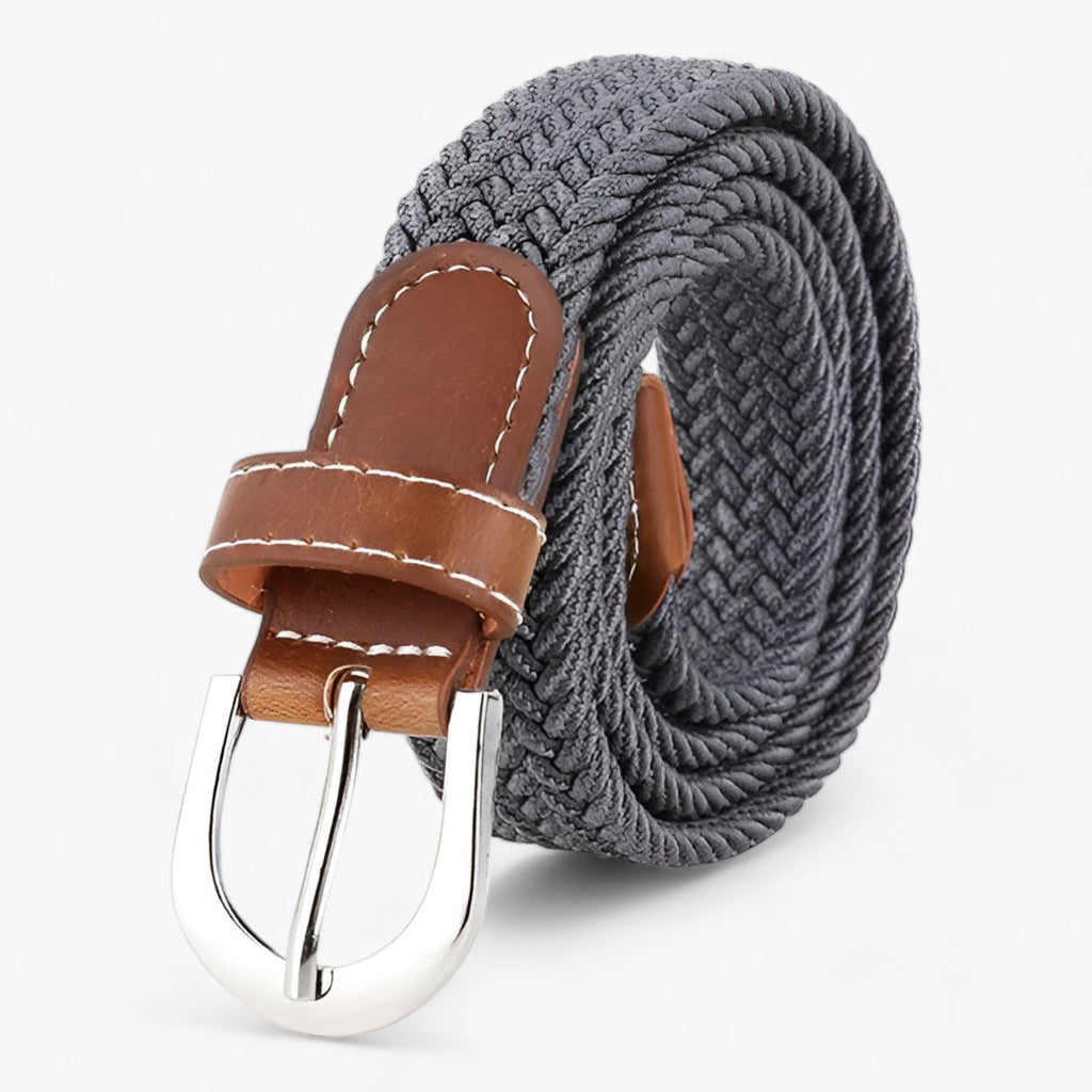Braided Elastic Stretch Belt for Casual Everyday Wear