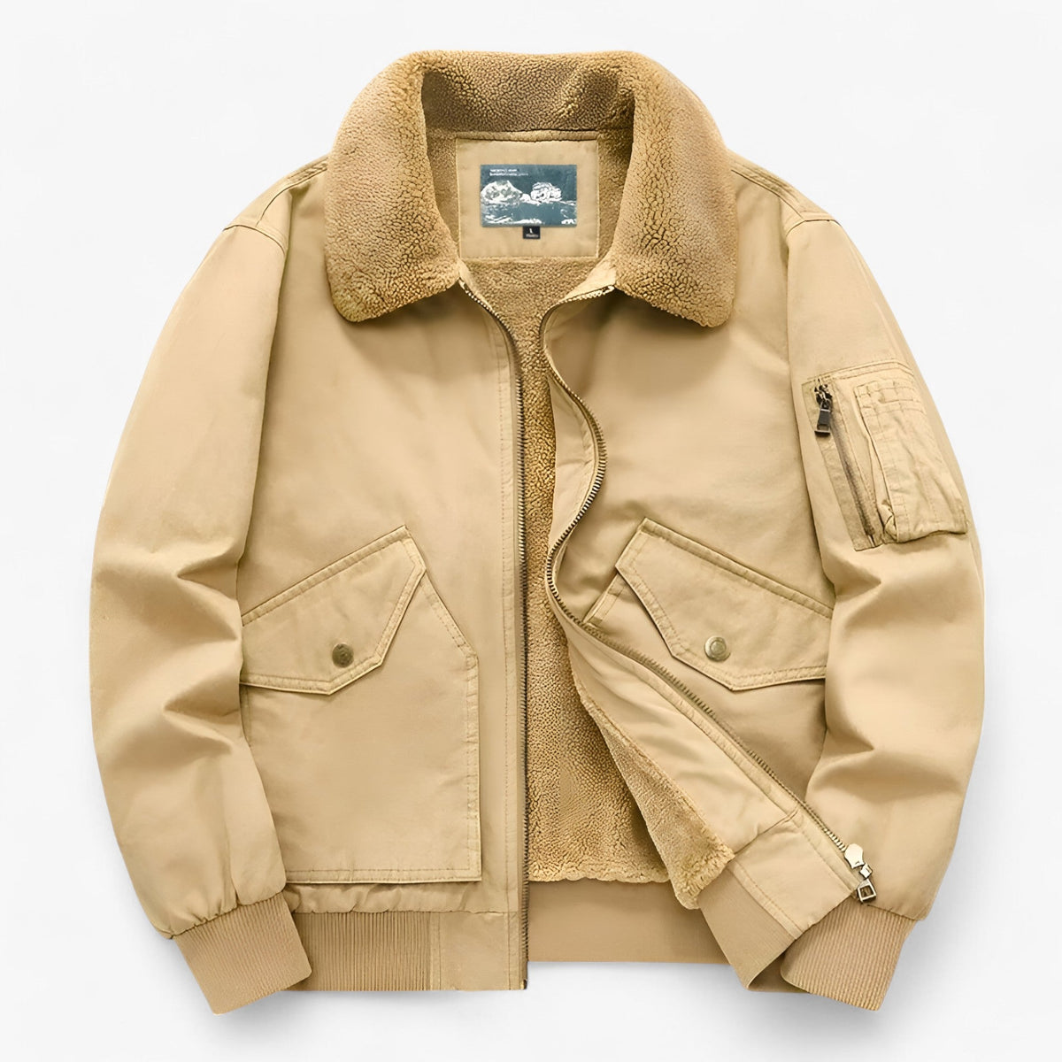 Lightweight Wind-Resistant Cotton Jacket for Men