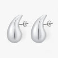 Chunky Teardrop Dome Earrings with a Vintage-Inspired Shape