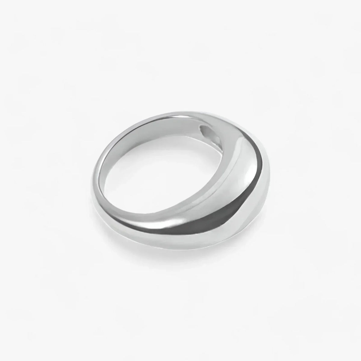 Geometric Stainless Steel Ring for Everyday Wear