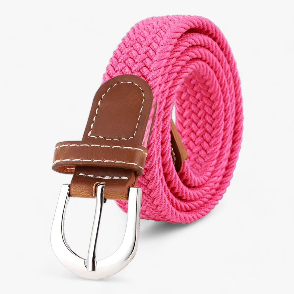Braided Elastic Stretch Belt for Casual Everyday Wear