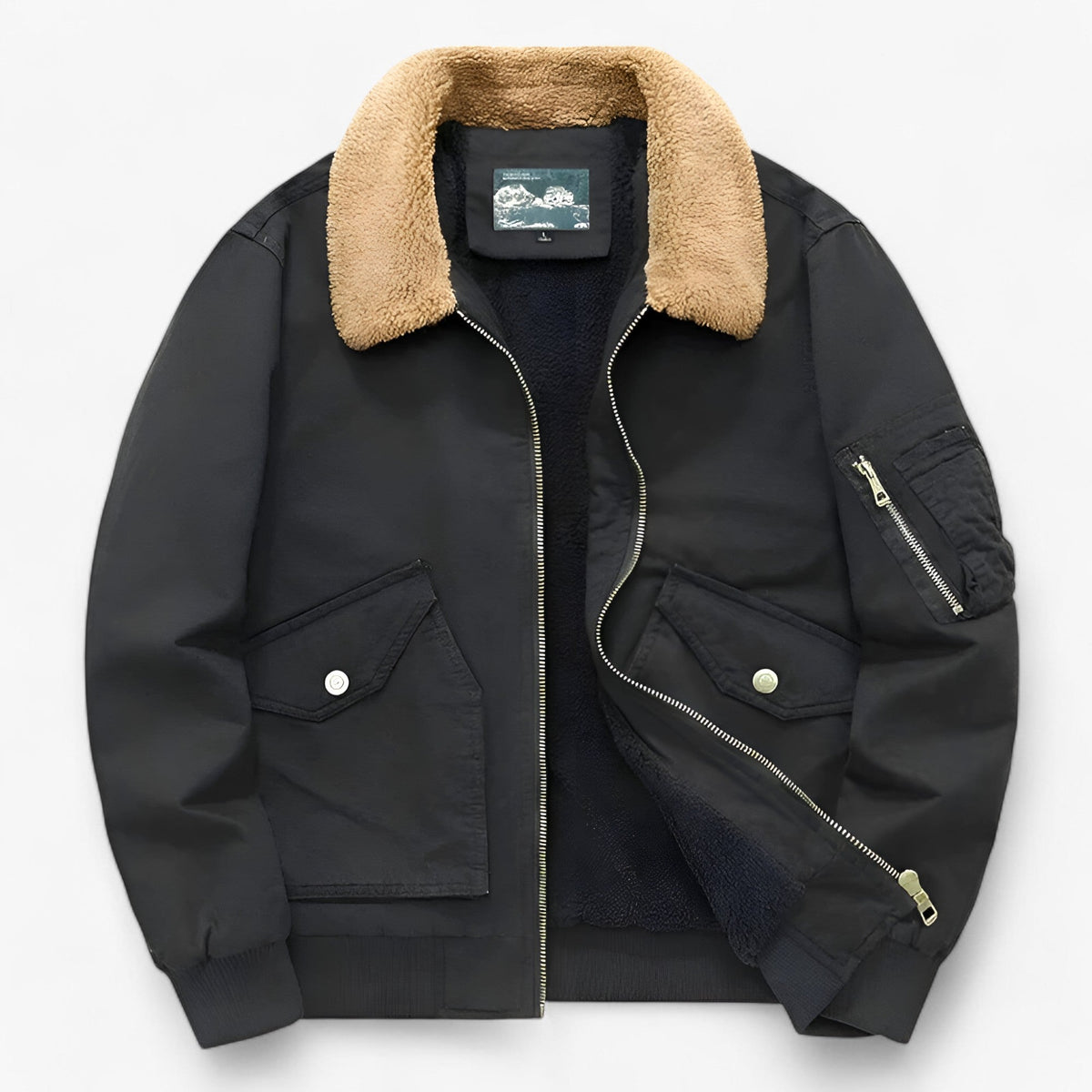Lightweight Wind-Resistant Cotton Jacket for Men