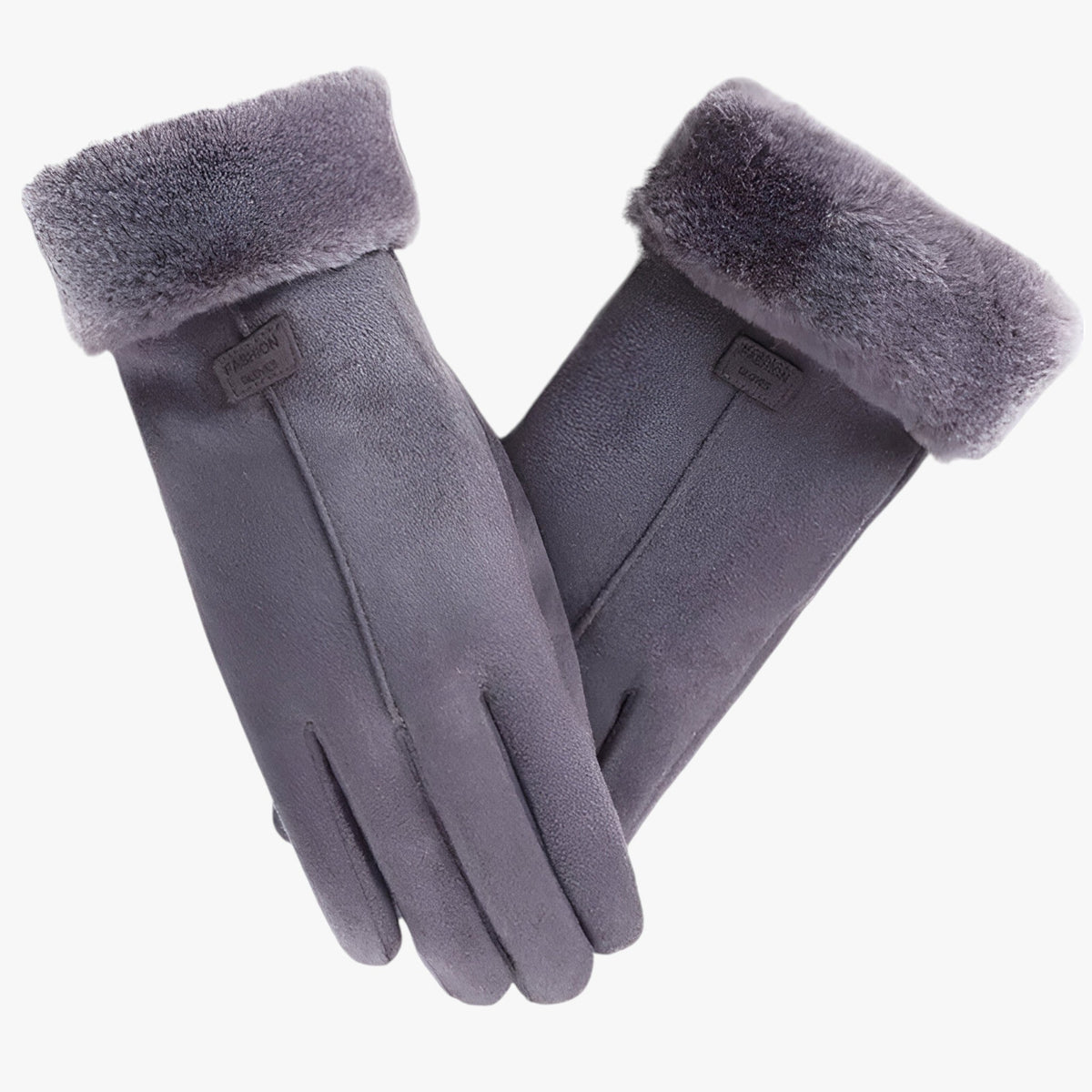 Fluffy Full-Finger Touchscreen Gloves for Winter