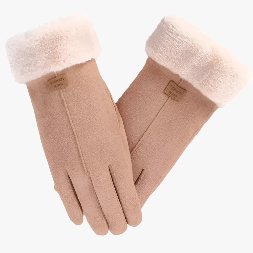 Fluffy Full-Finger Touchscreen Gloves for Winter