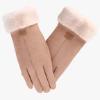 Fluffy Full-Finger Touchscreen Gloves for Winter