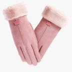 Fluffy Full-Finger Touchscreen Gloves for Winter