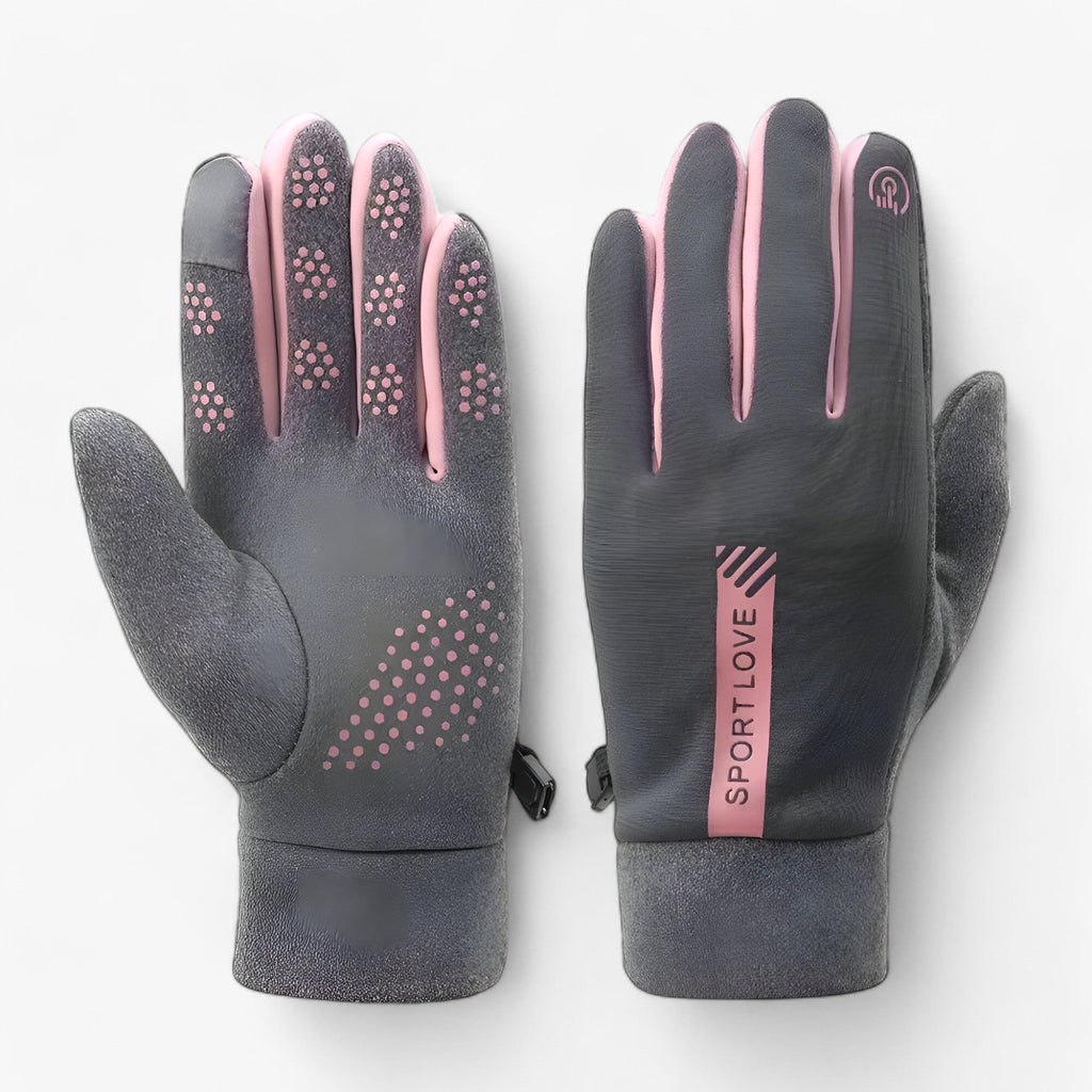 Guantes de invierno con forro polar y protección resistente al agua