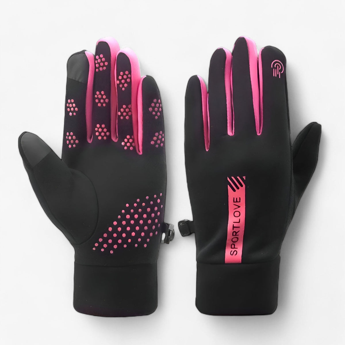Guantes de invierno con forro polar y protección resistente al agua