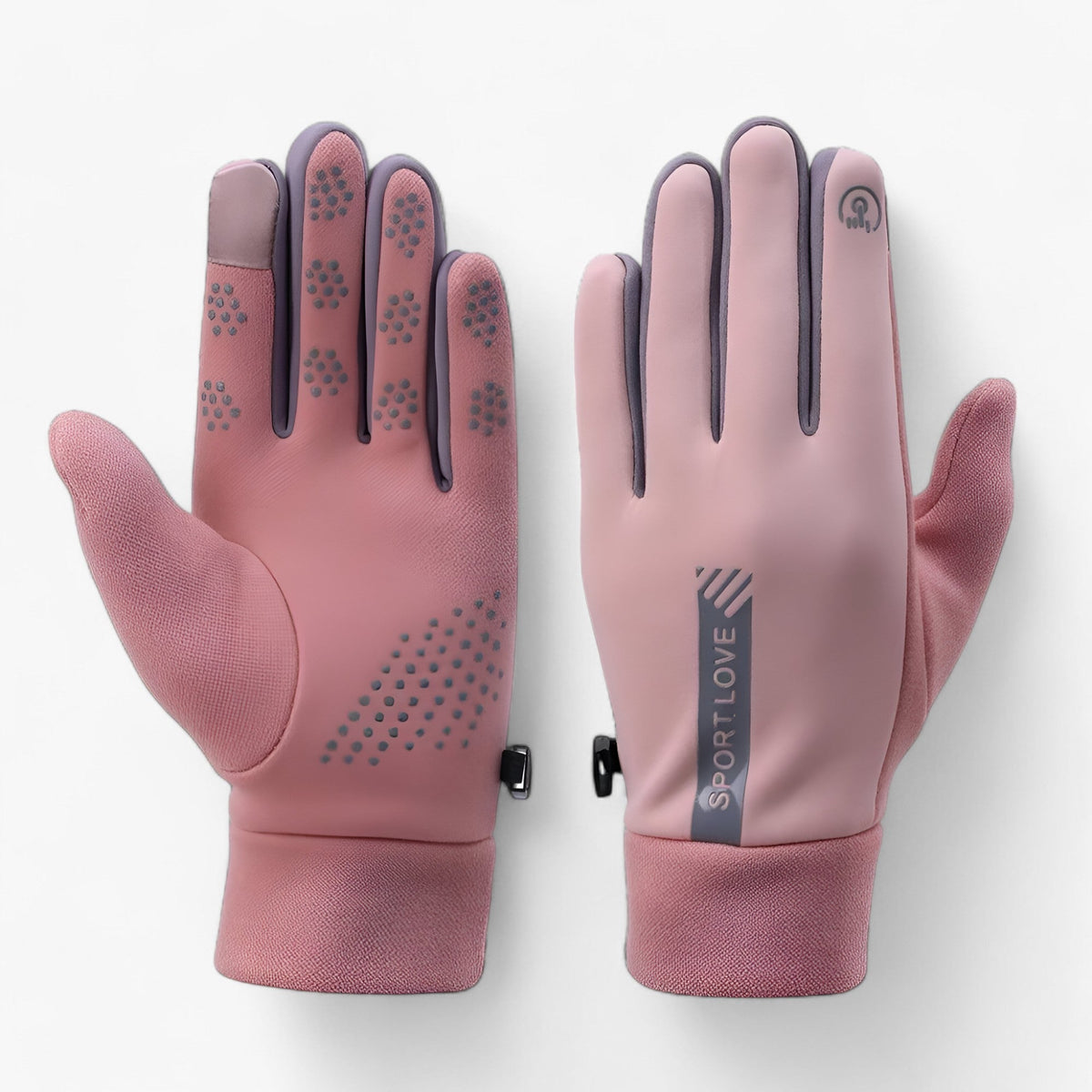 Guantes de invierno con forro polar y protección resistente al agua
