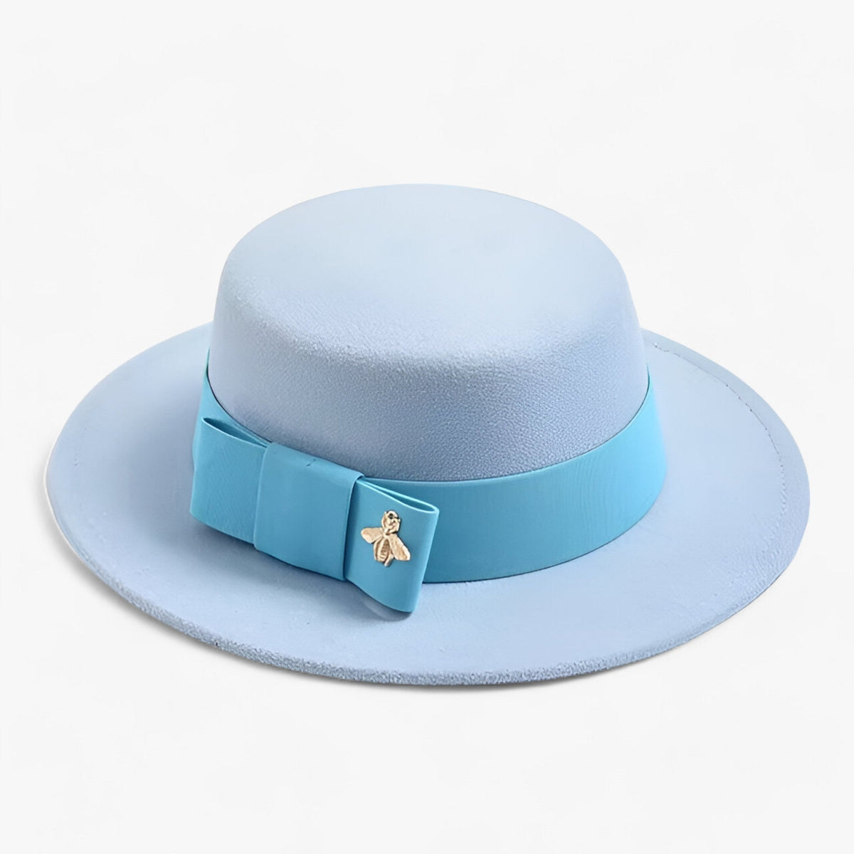 Fedora Hat with Decorative Bow for Formal Occasions
