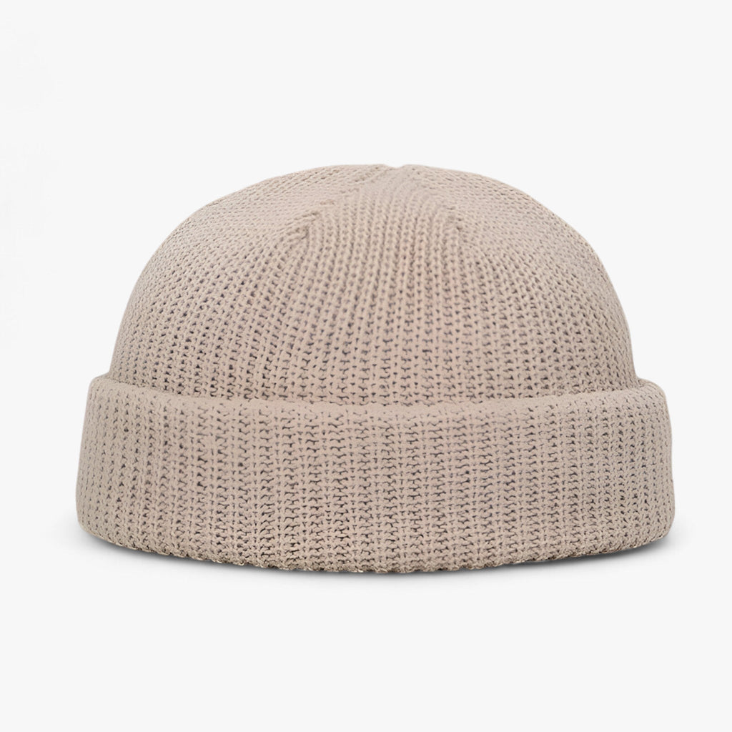 Warm Wool Beanie with Elastic, All-Day Comfort