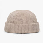 Warm Wool Beanie with Elastic, All-Day Comfort