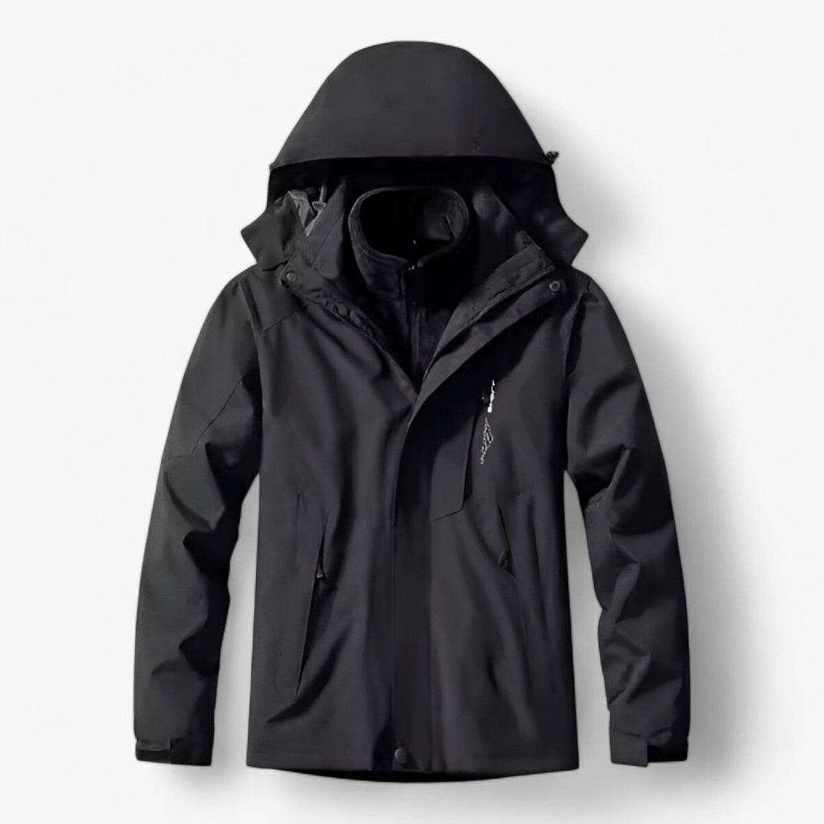 3-in-1 Water-Resistant Outdoor Jacket Set for Men and Women