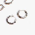 Aros minimalistas en tono plata para el día a día