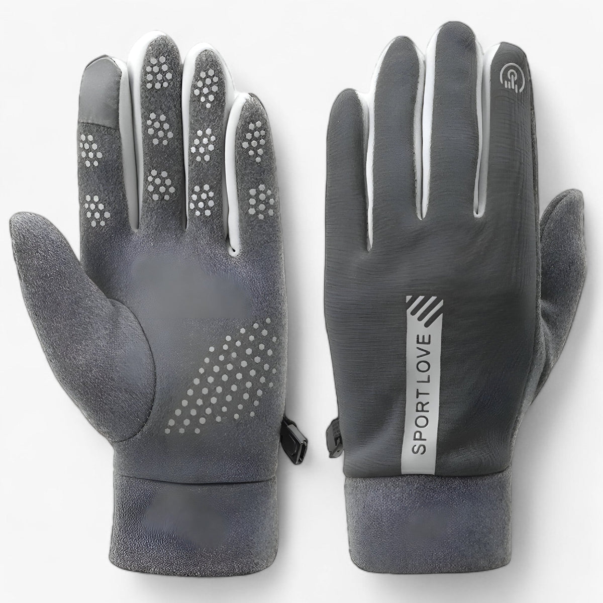 Guantes de invierno con forro polar y protección resistente al agua