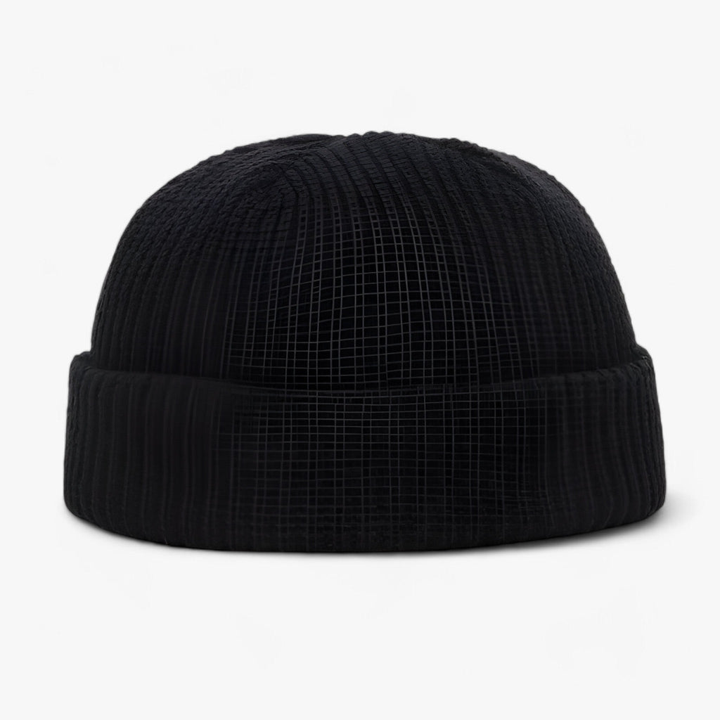 Warm Wool Beanie with Elastic, All-Day Comfort