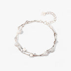 Silver-Tone Bracelet with Star Motif Detailing