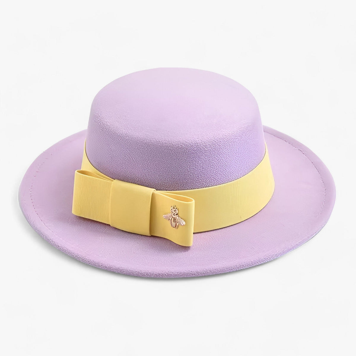 Fedora Hat with Decorative Bow for Formal Occasions