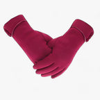 Guantes de algodón con forro polar y puntas táctiles