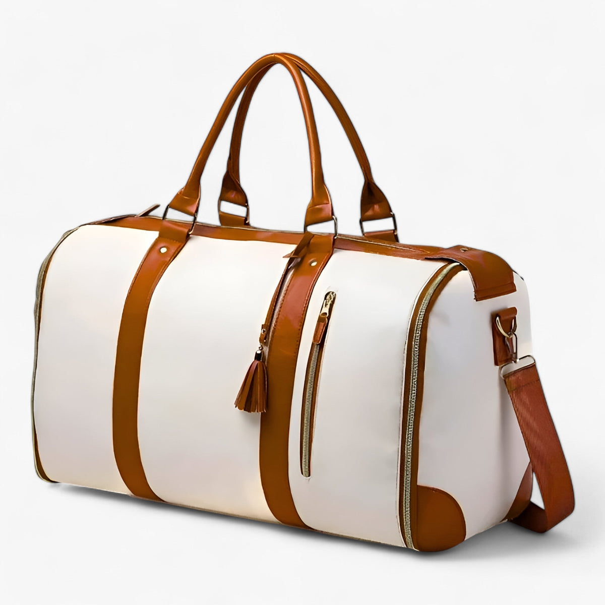 Foldable Suitcase with Multiple Storage Compartments