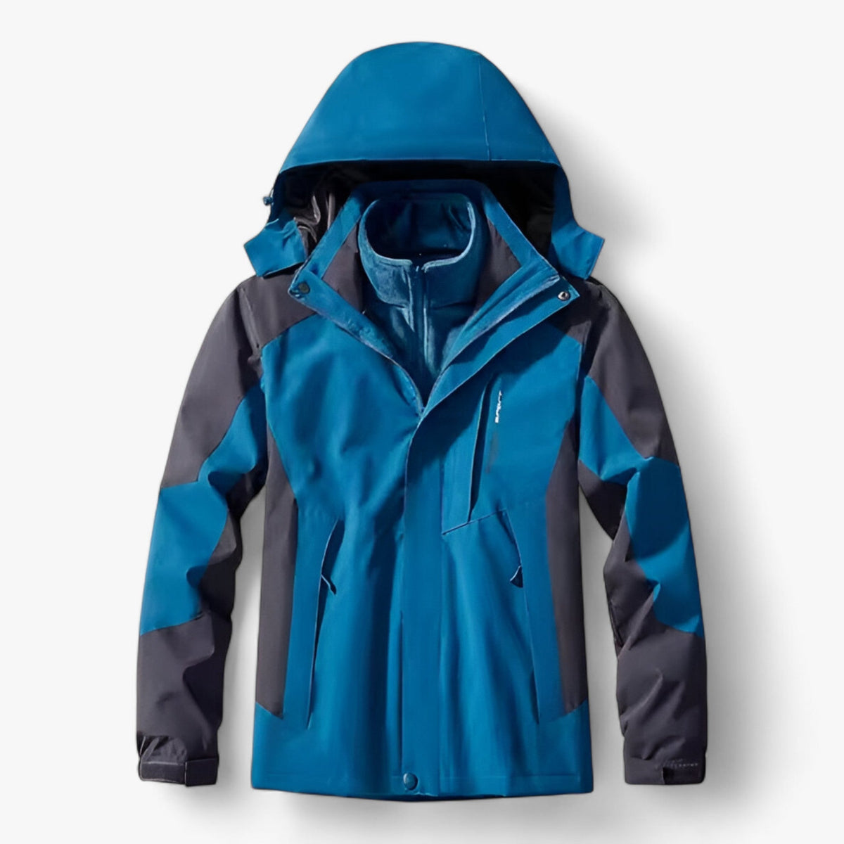 3-in-1 Water-Resistant Outdoor Jacket Set for Men and Women