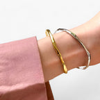 Stamped Texture Bracelet with a Vintage-Inspired Finish