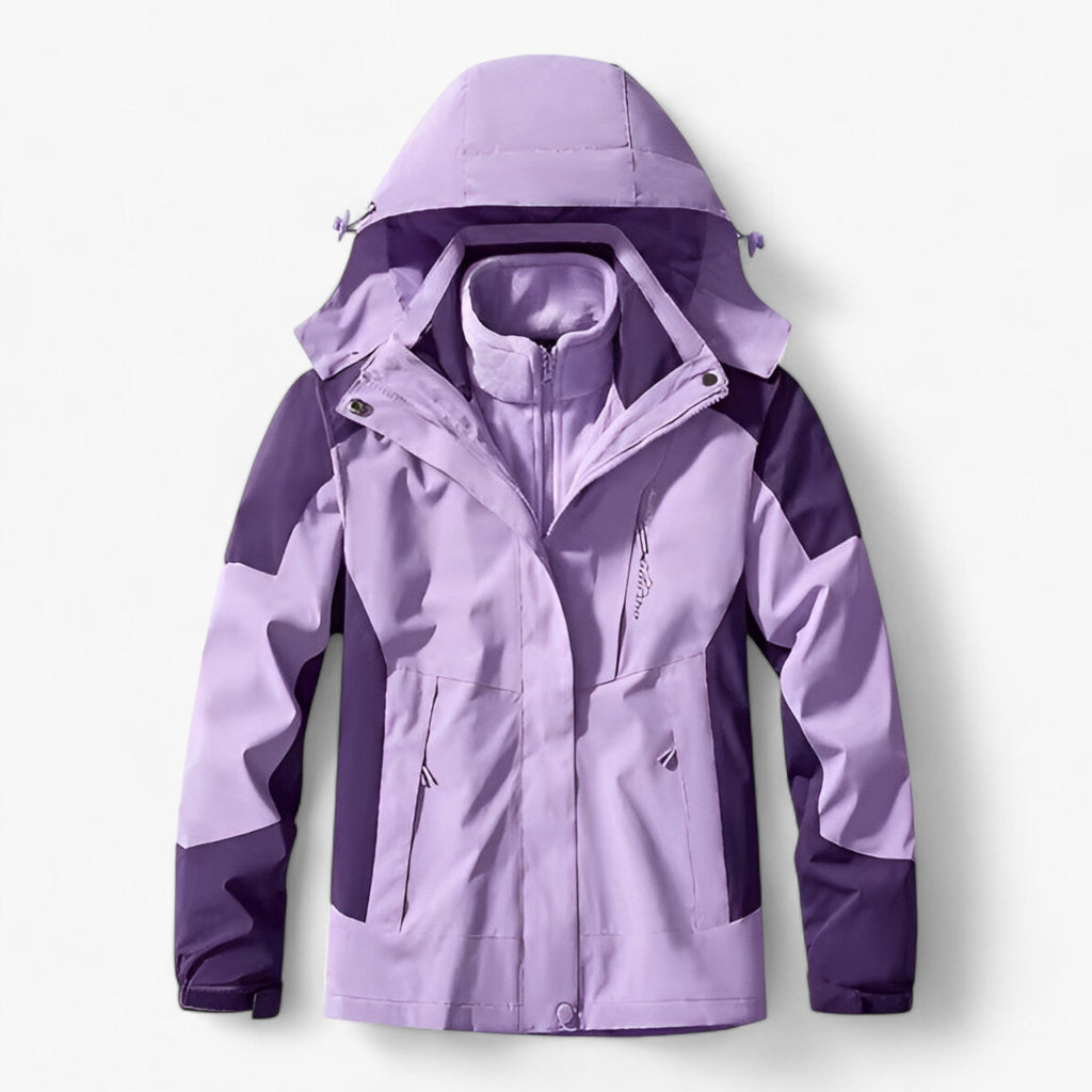 3-in-1 Water-Resistant Outdoor Jacket Set for Men and Women