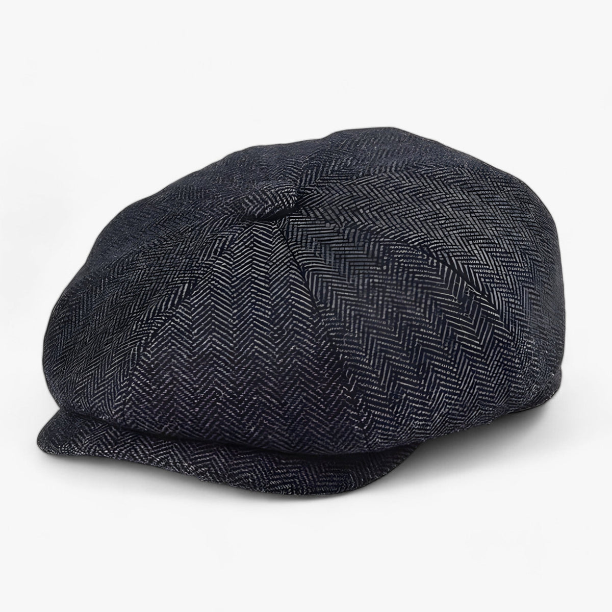 Vintage-Style Flat Cap with Classic Tailored Fit