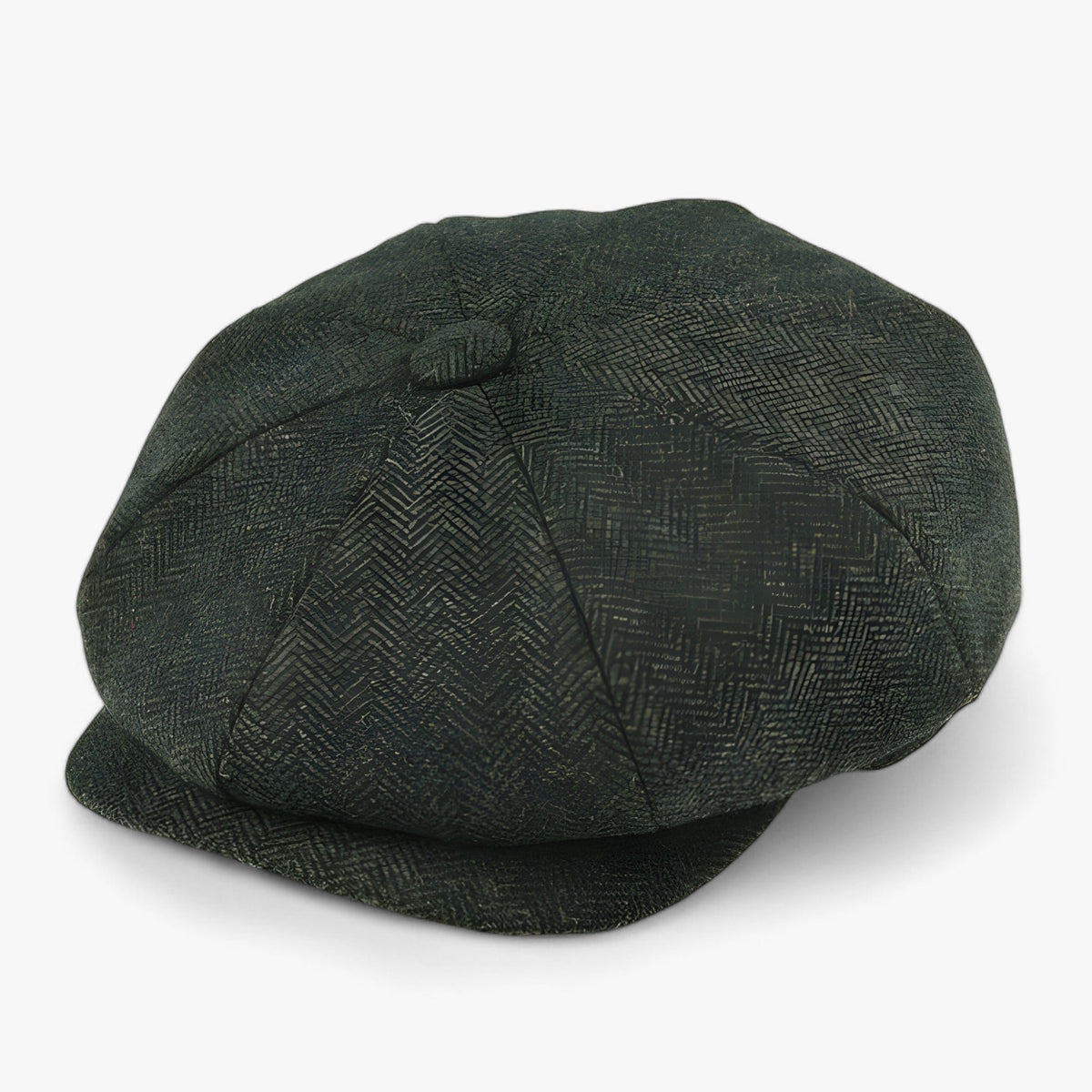 Vintage-Style Flat Cap with Classic Tailored Fit