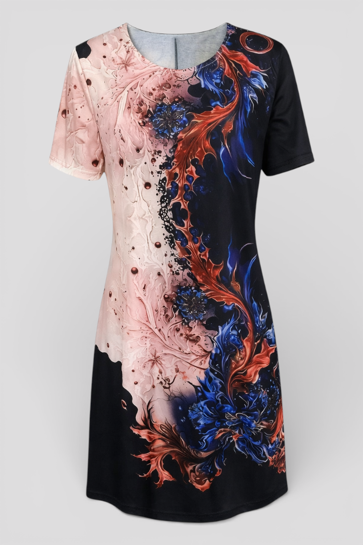 A-Line Summer Dress in Lightweight Breathable Fabric