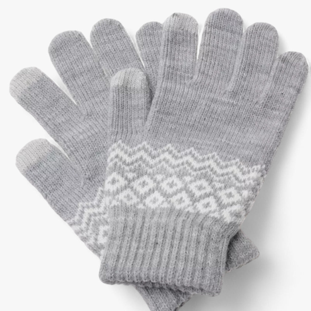 Crocheted Faux Wool Gloves with Full Finger Coverage