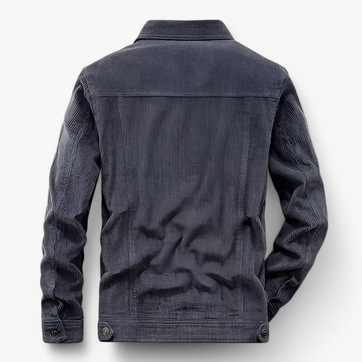 Ribbed Corduroy Jacket with a Structured Vintage Cut