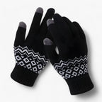 Crocheted Faux Wool Gloves with Full Finger Coverage