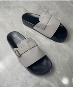Men's Slip-On Sandals with Wide Strap and Open Toe