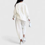 Two Piece Set with Long Sleeves and Relaxed Cut