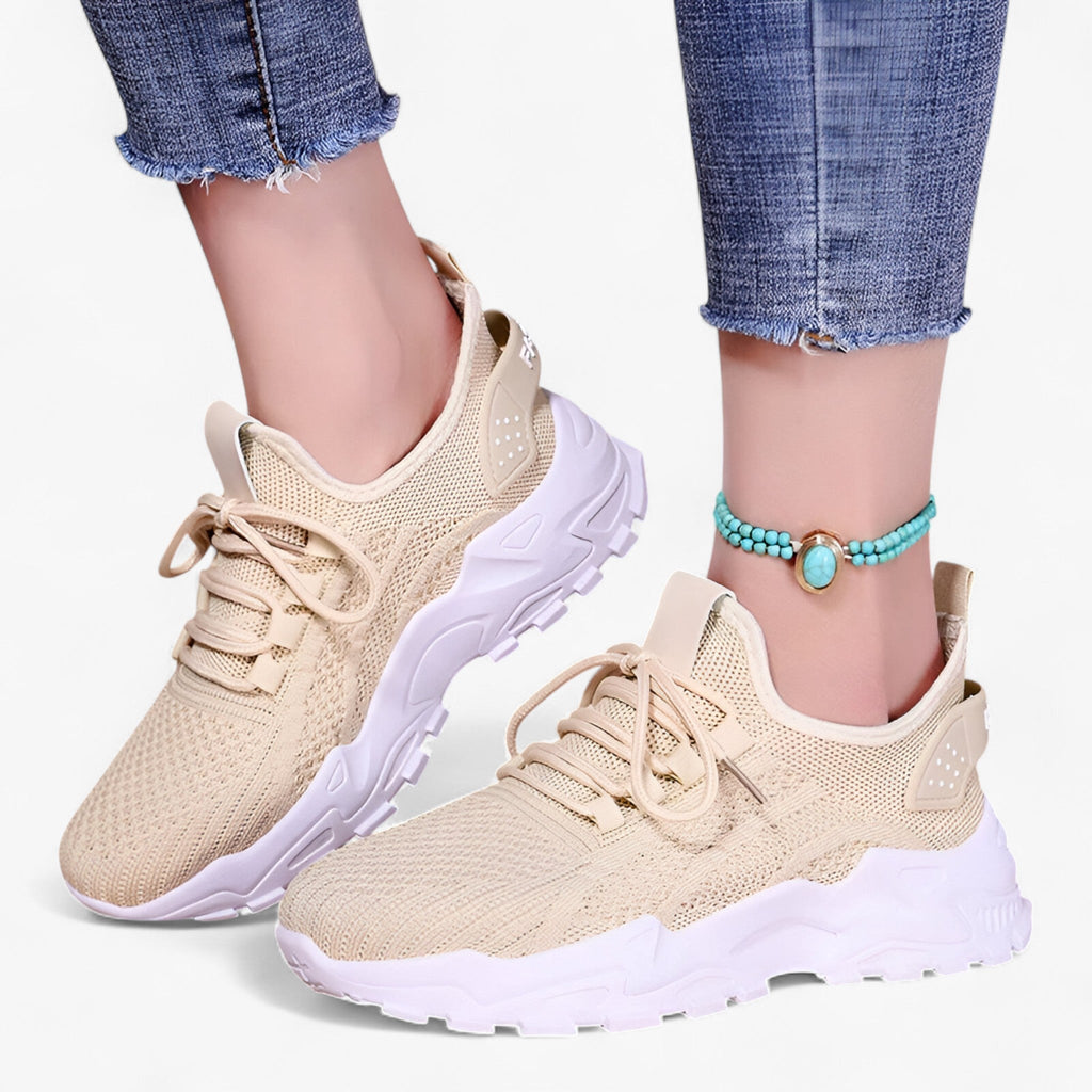 Zapatillas sin cordones con malla transpirable y plantilla acolchada
