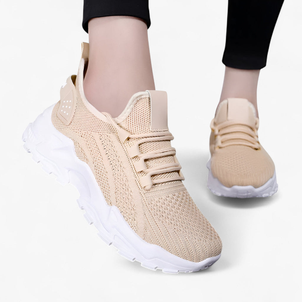 Zapatillas sin cordones con malla transpirable y plantilla acolchada