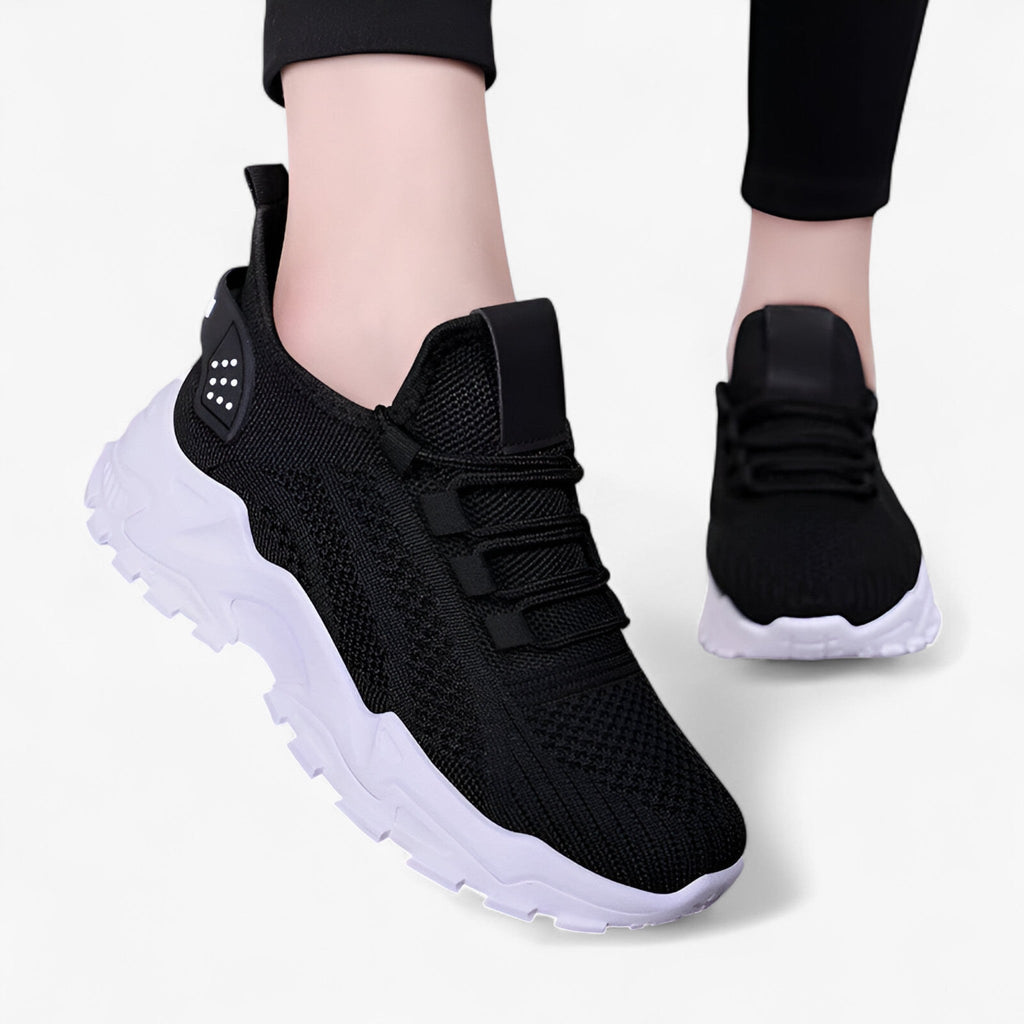Zapatillas sin cordones con malla transpirable y plantilla acolchada
