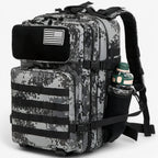 45L Tactical Backpack with Molle System and Laptop Compartment