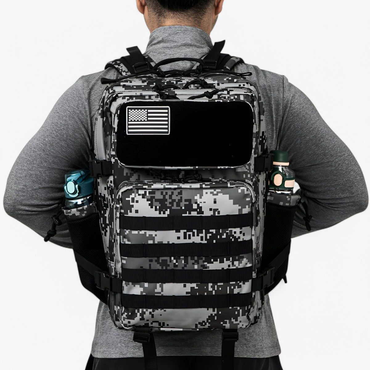 45L Tactical Backpack with Molle System and Laptop Compartment