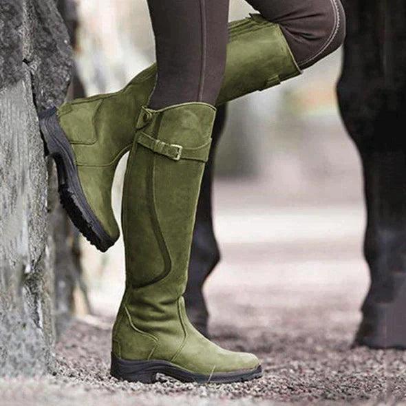 Water-Resistant Ankle Boots with Sturdy Construction