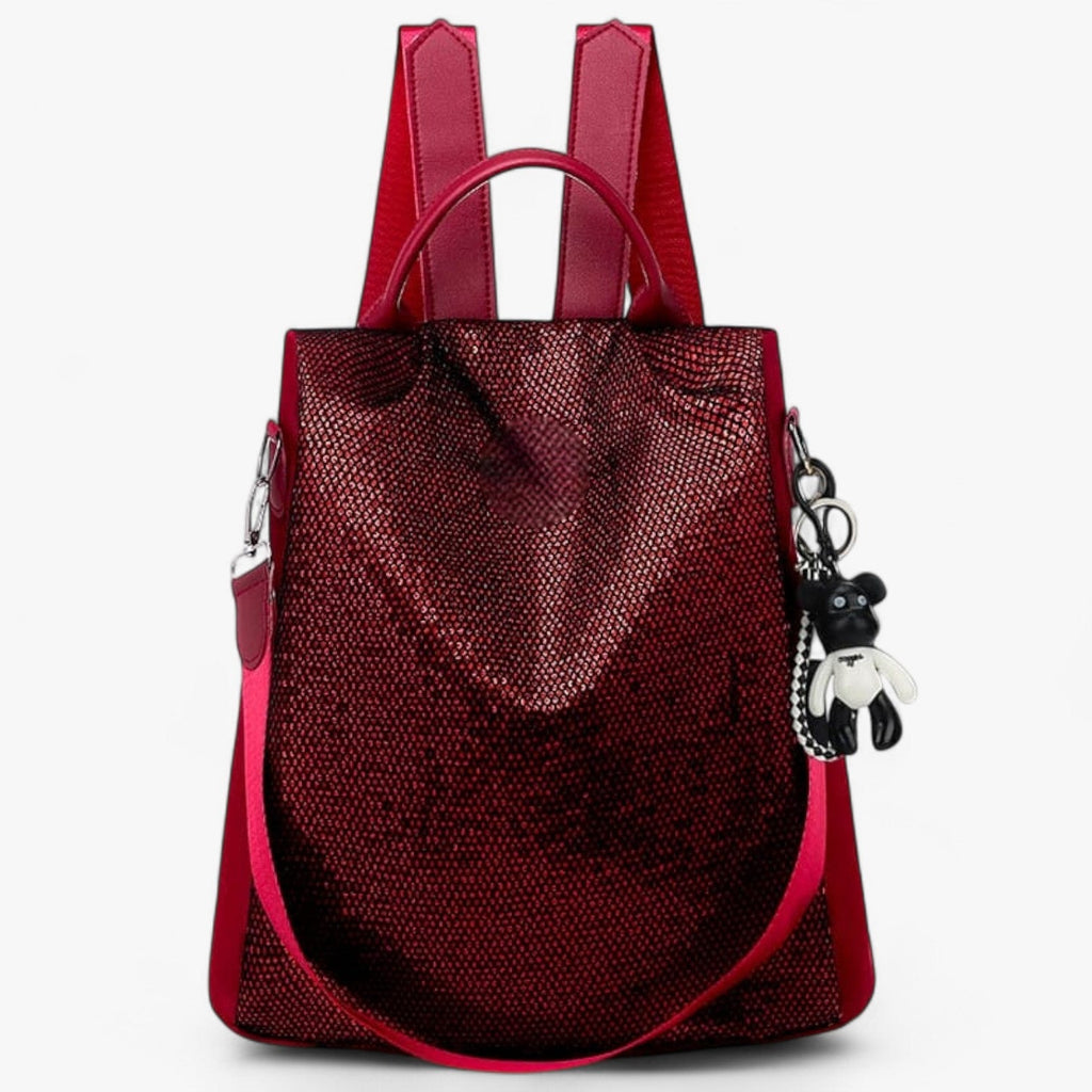 Mochila antirrobo con cremalleras ocultas y acabado repelente al agua