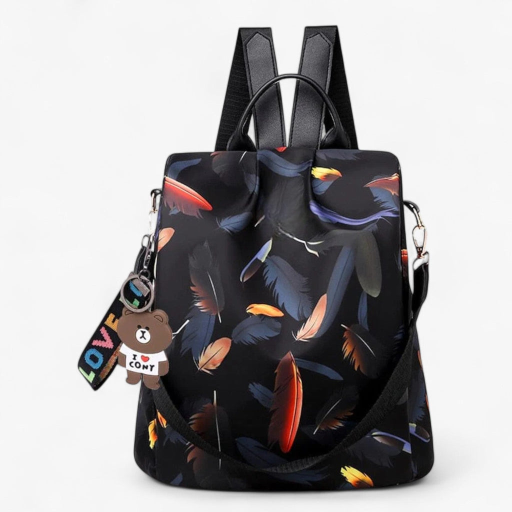 Mochila antirrobo con cremalleras ocultas y acabado repelente al agua