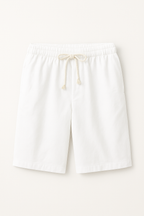 Lightweight Linen Shorts with Drawstring Waist