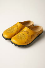 Zapatos sin cordones con troquelado mandala y suela flexible de confort