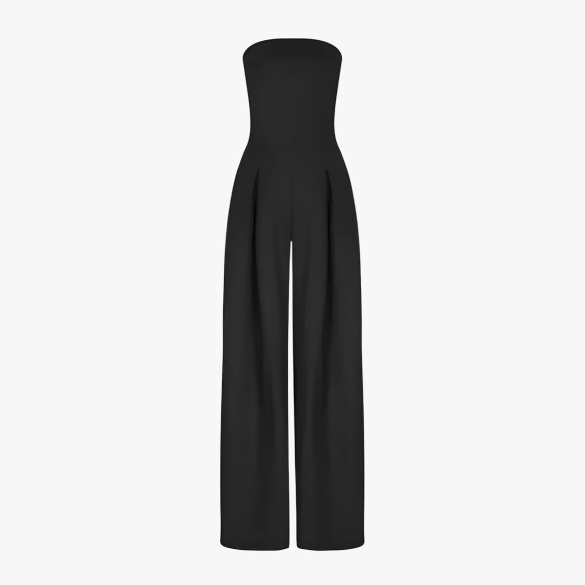 Strapless Corset-Effect Jumpsuit with Sculpted Fit