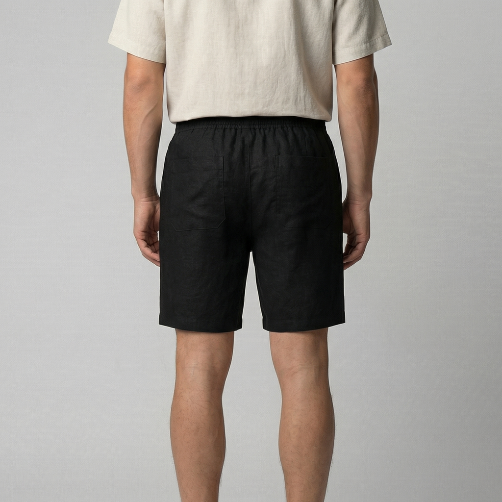 Pantalones cortos de verano de corte holgado en tejido transpirable