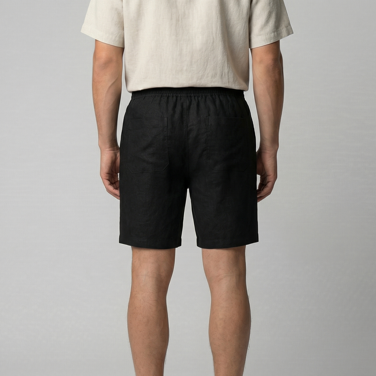 Pantalones cortos de verano de corte holgado en tejido transpirable